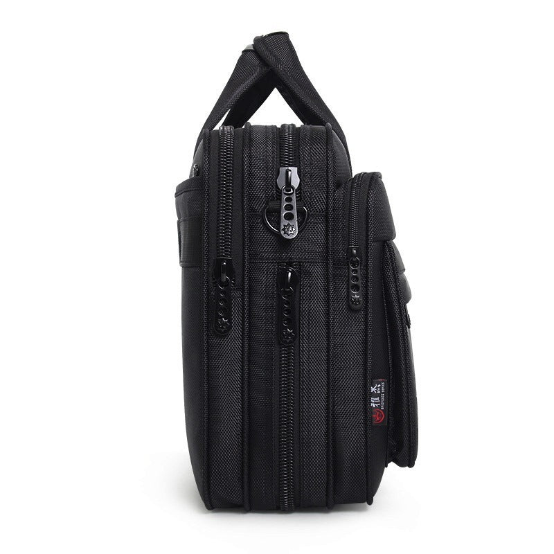 Men's Waterproof Briefcase - Oxford Large Capacity Briefcase