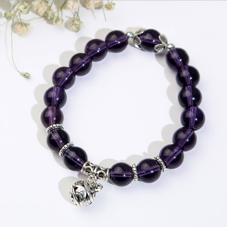 Natural Opal Crystal  Beads Bracelets - Vintage Beaded Bracelet for women