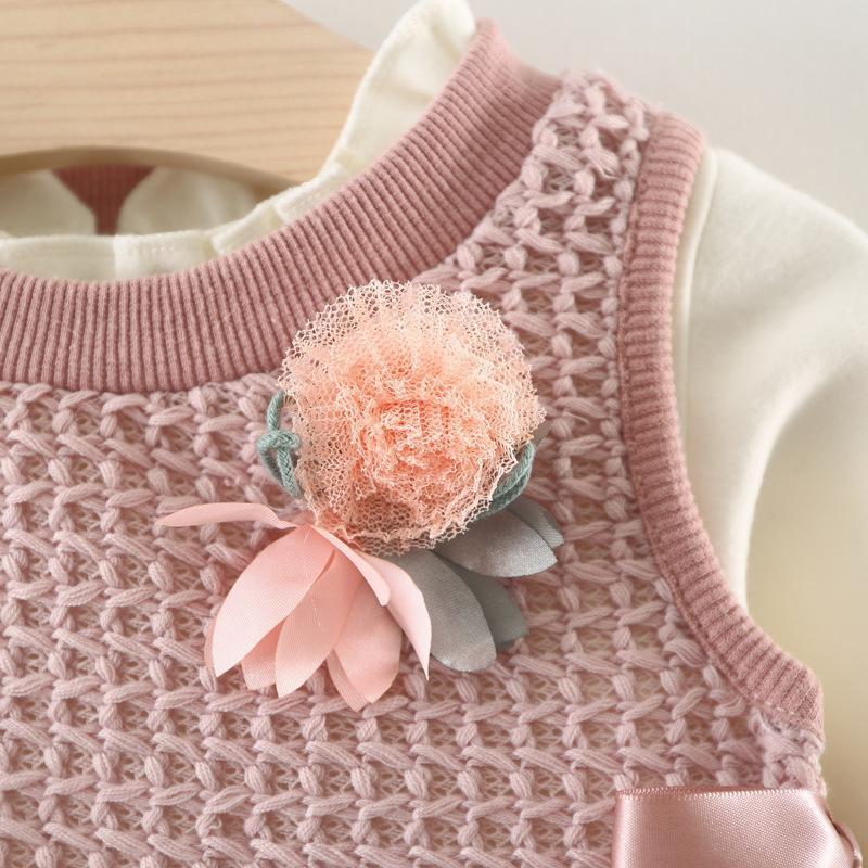 Baby Princess Dress with A Side Tie Top