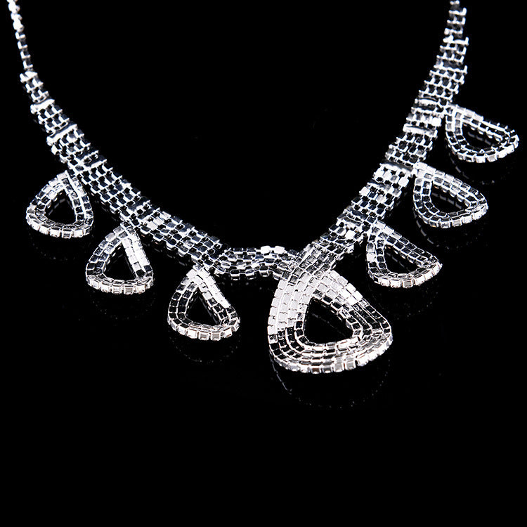 Korean Style Two Piece Bride Jewelry Set