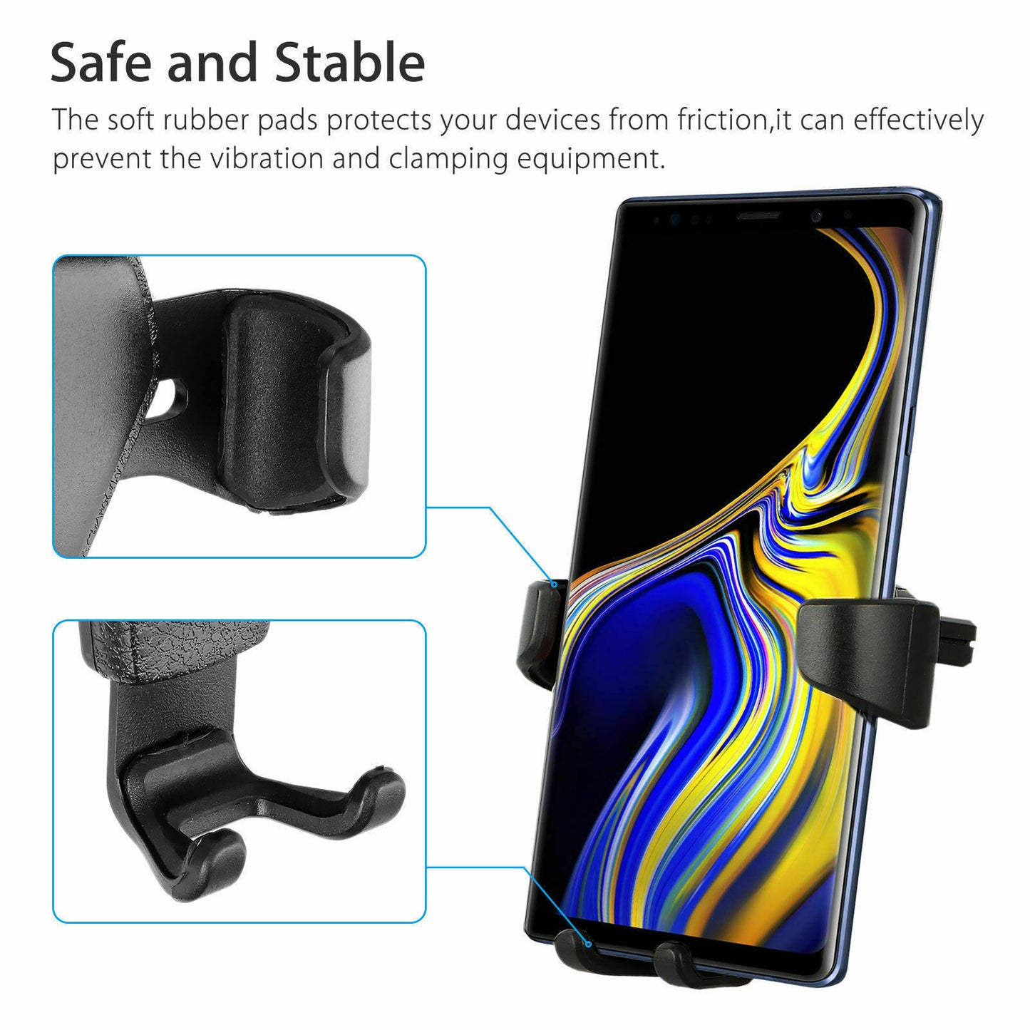 Universal Car Mount Holder - Stand Air Vent Cradle For Mobile Cell Phone Gravity Car Mount Air Vent Phone Holder