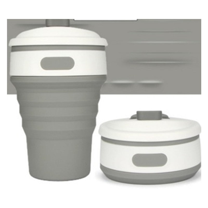 Travel Collapsible Silicone Coffee Cup - Folding Water Cups BPA FREE Food Grade Drinking Ware Mug Tea Coffee Cups