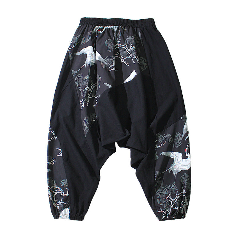 Crotch Patchwork Pants