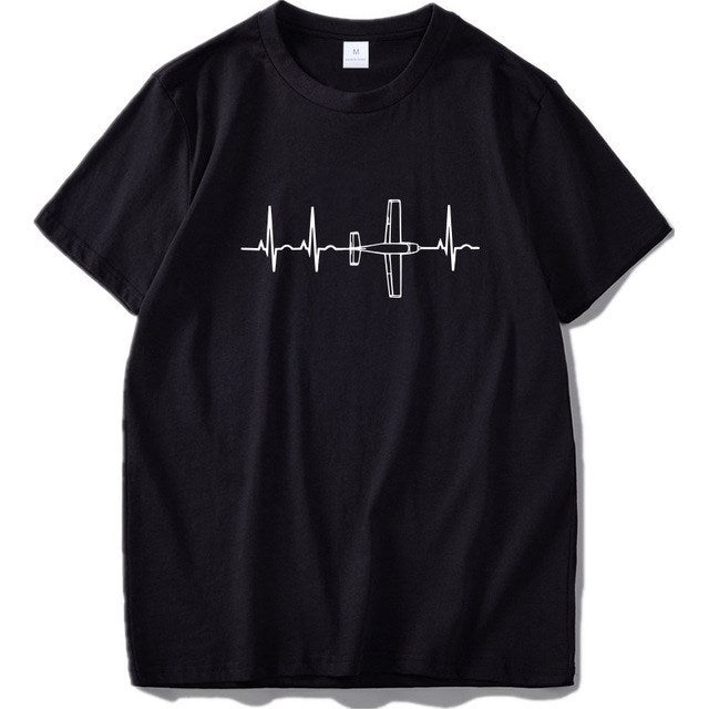 T-shirts — Cartoon Solid Men's Slim Shirt