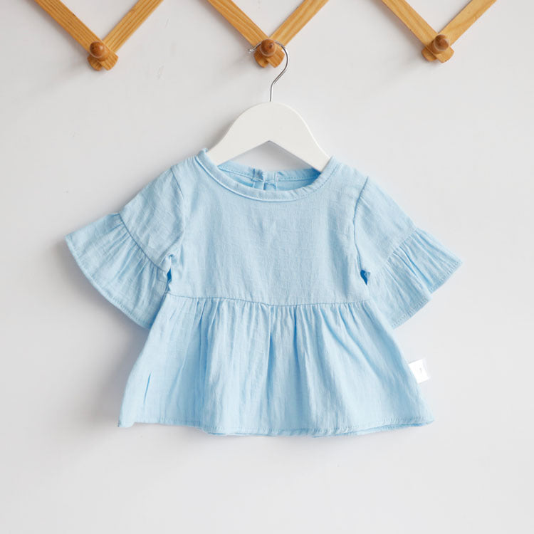 Baby Girl Solid Color Stylish Top
