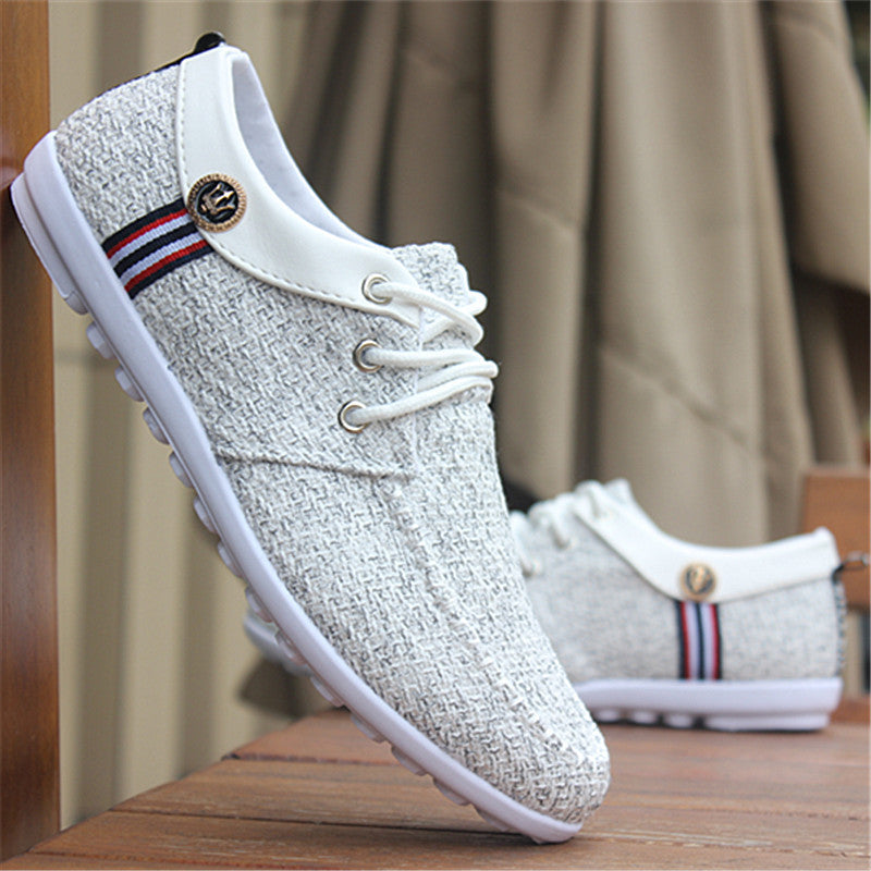 Solid Color Non-slip Men's Driving Shoes