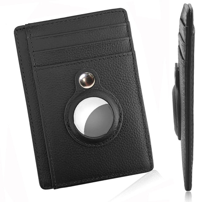 Air Tag Wallet - Anti Theft Bullet Card Bag