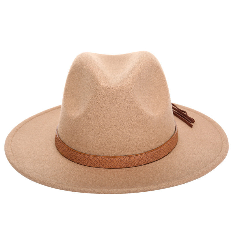 Woolen Jazz Hat - Fashion Female Hat Top Hat