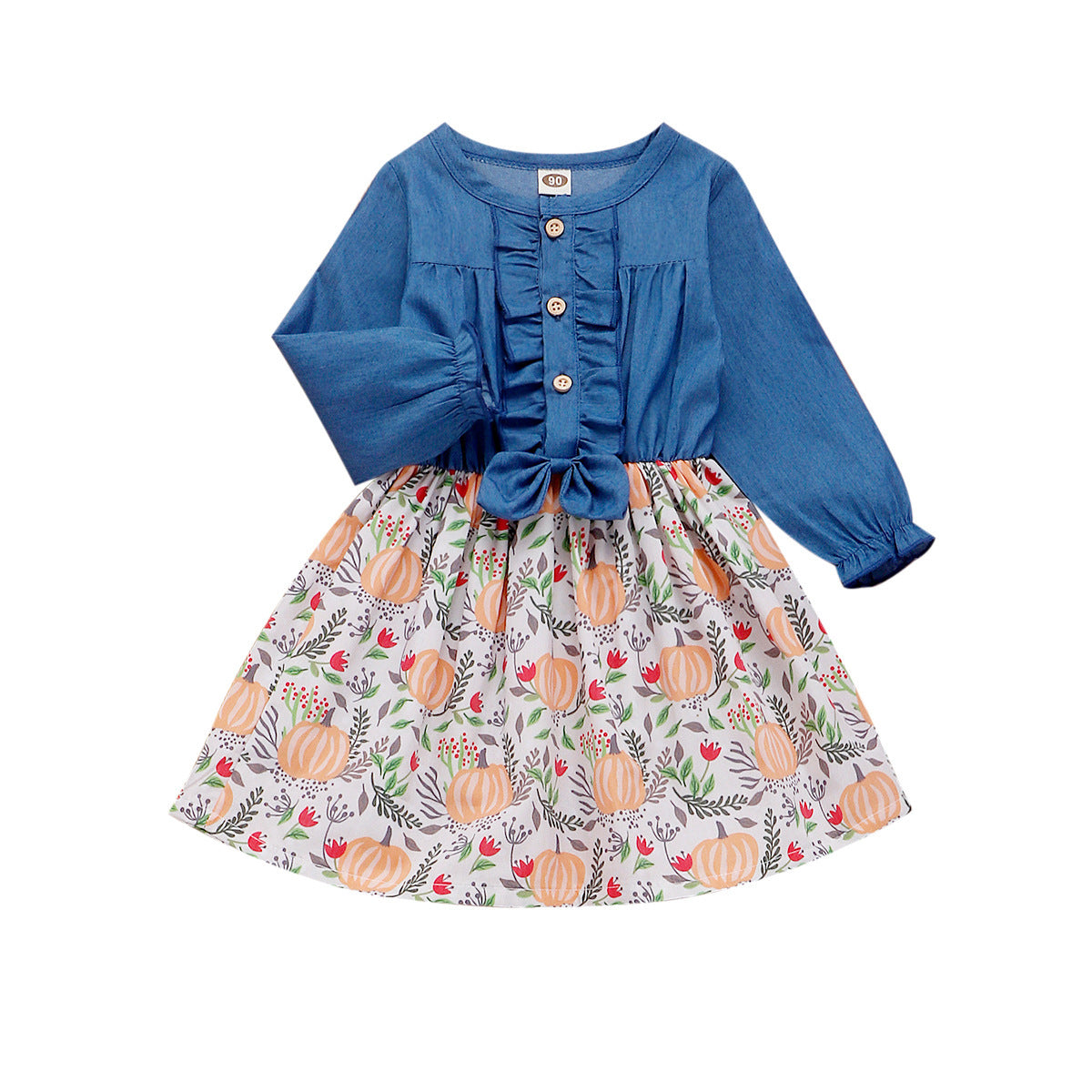 Denim Patchwork dress