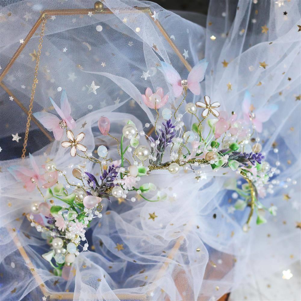 Performance Butterfly Garland Headdress - Super Fairy MSN Series Children's Garland