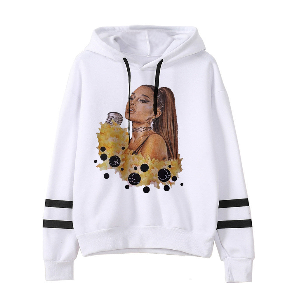 Printed Hooded Sweater