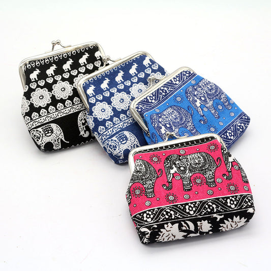 New National Wind Zero Coin Purse -  Lady's elephant small wallet