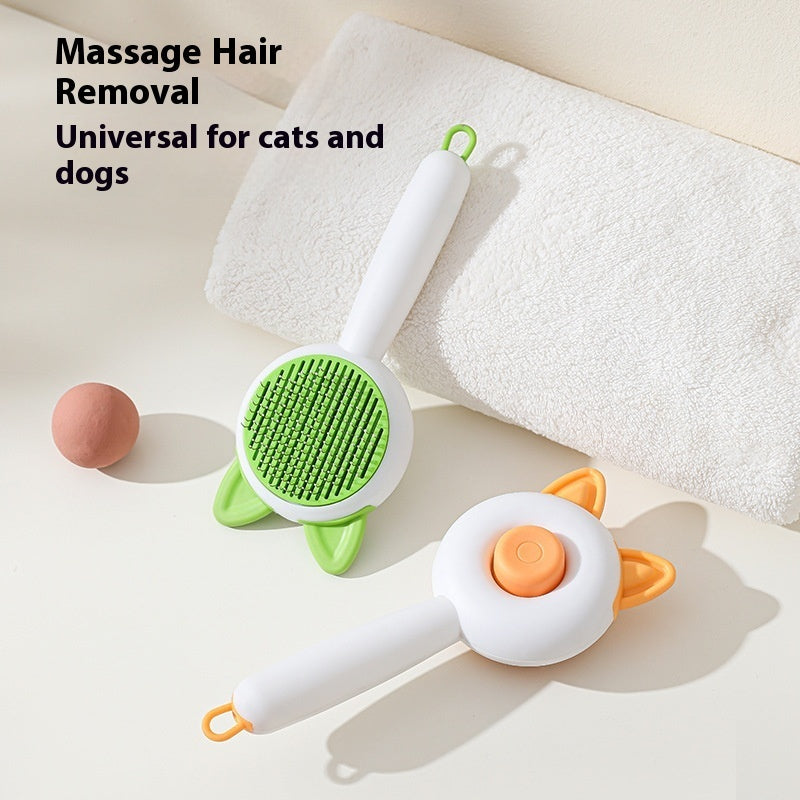 Pet Hair Remover Self Cleaning  Brush - For Dogs Cats Grooming Tools Pets Dematting Comb Dogs Accessories Pet Products