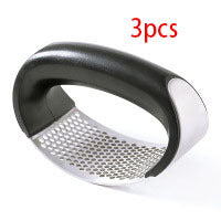 Upgraded Stainless Steel Garlic Press Squeezer – Manual Rocker Garlic &amp; Ginger Crusher! - JumoShop
