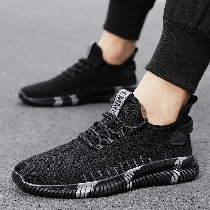 Mesh Sneakers - Men's Breathable Lightweight Running Shoes