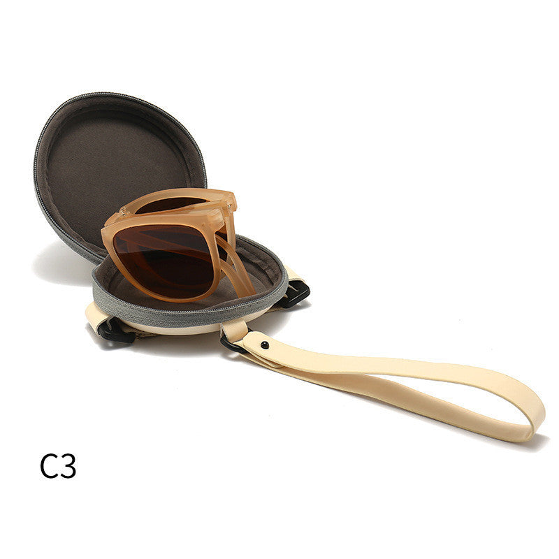 Trendy Foldable Sunglasses For Women - TR Polarized Folding Sun Glasses