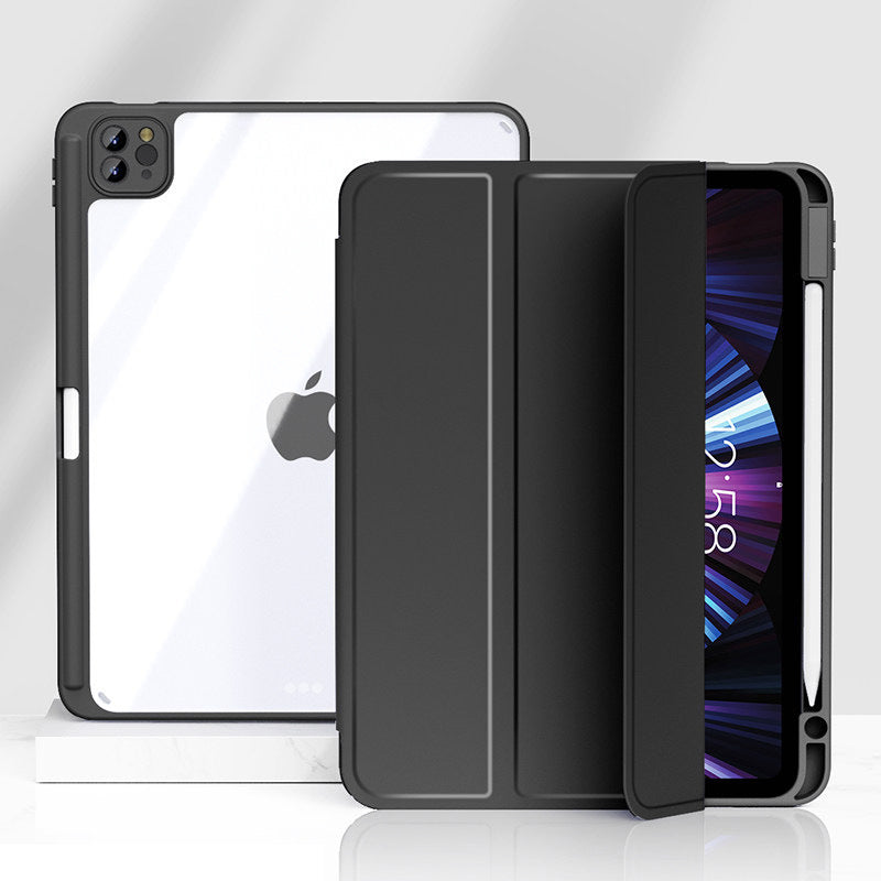 Magnetic Split Protective Case With Pen Slot - Compactible with Apple