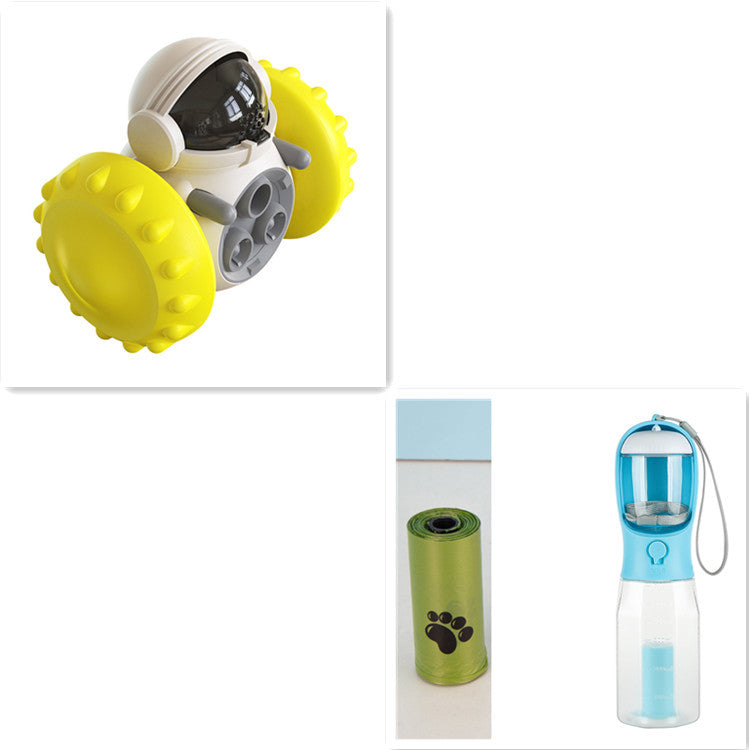 Smart Interactive Balance Car Treat Dispenser Toy for Cats & Dogs  - Cat And Dog Toys Slow Food Interactive Balance Car Multifunctional Fun Development Smart Pet Feeding Dog Toy Car Pets Products - JumoShop