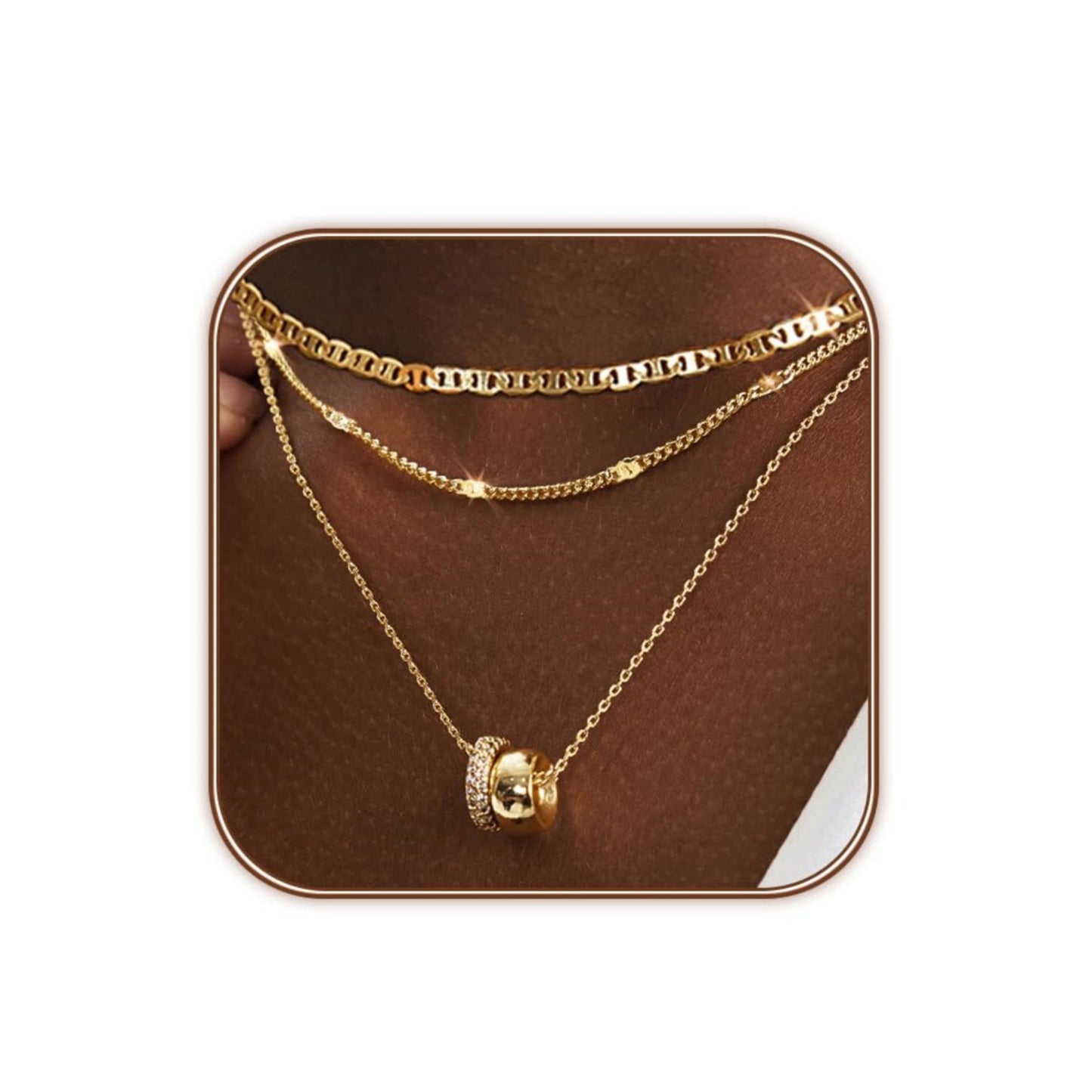 Necklace Zircon - Laid Necklace Suit Women