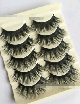 False Thick Five Pairs Eyelashes