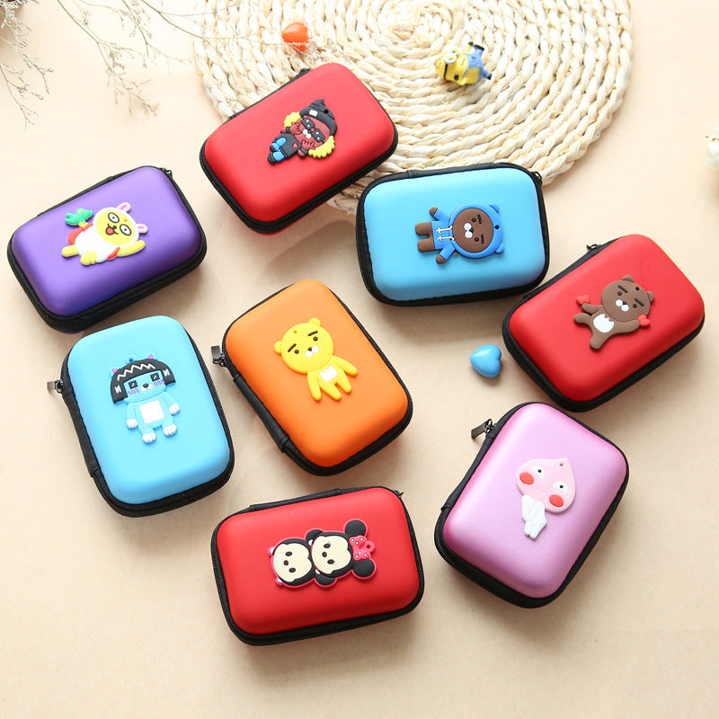 Direct Selling Cute Cartoon Mini Wallet & Earphone Charger Box – Coin Handbag Organizer