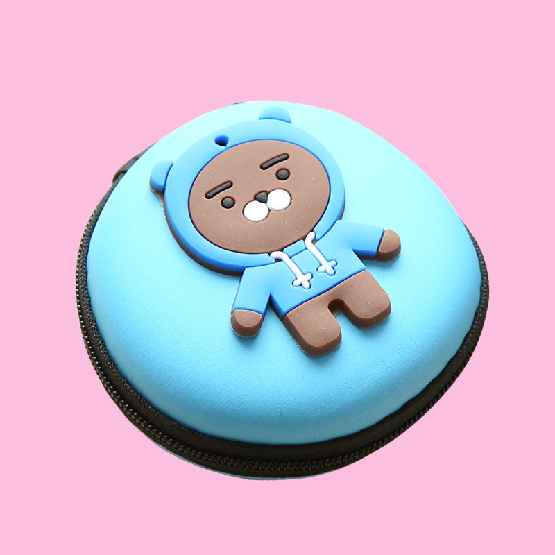 Direct Selling Cute Cartoon Mini Wallet & Earphone Charger Box – Coin Handbag Organizer