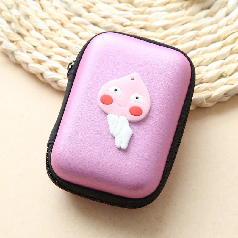 Direct Selling Cute Cartoon Mini Wallet & Earphone Charger Box – Coin Handbag Organizer