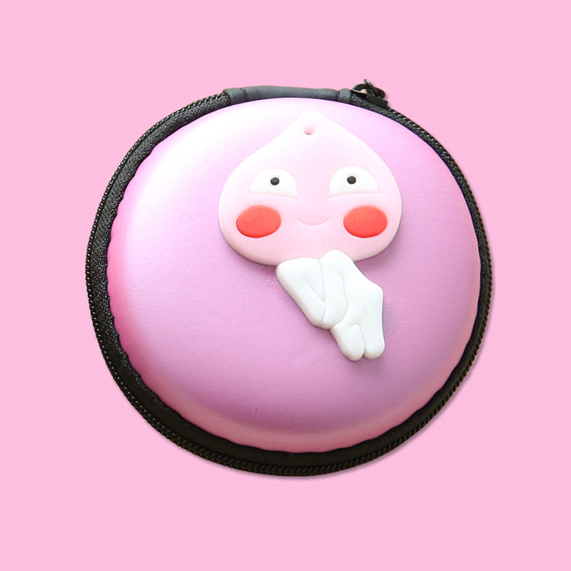Direct Selling Cute Cartoon Mini Wallet & Earphone Charger Box – Coin Handbag Organizer