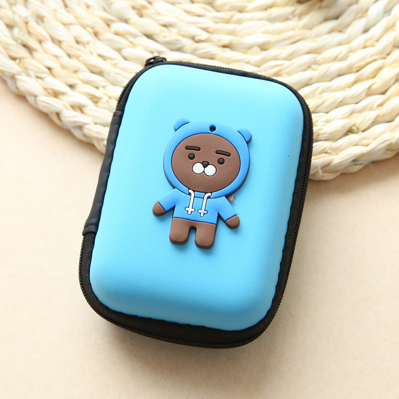 Direct Selling Cute Cartoon Mini Wallet & Earphone Charger Box – Coin Handbag Organizer
