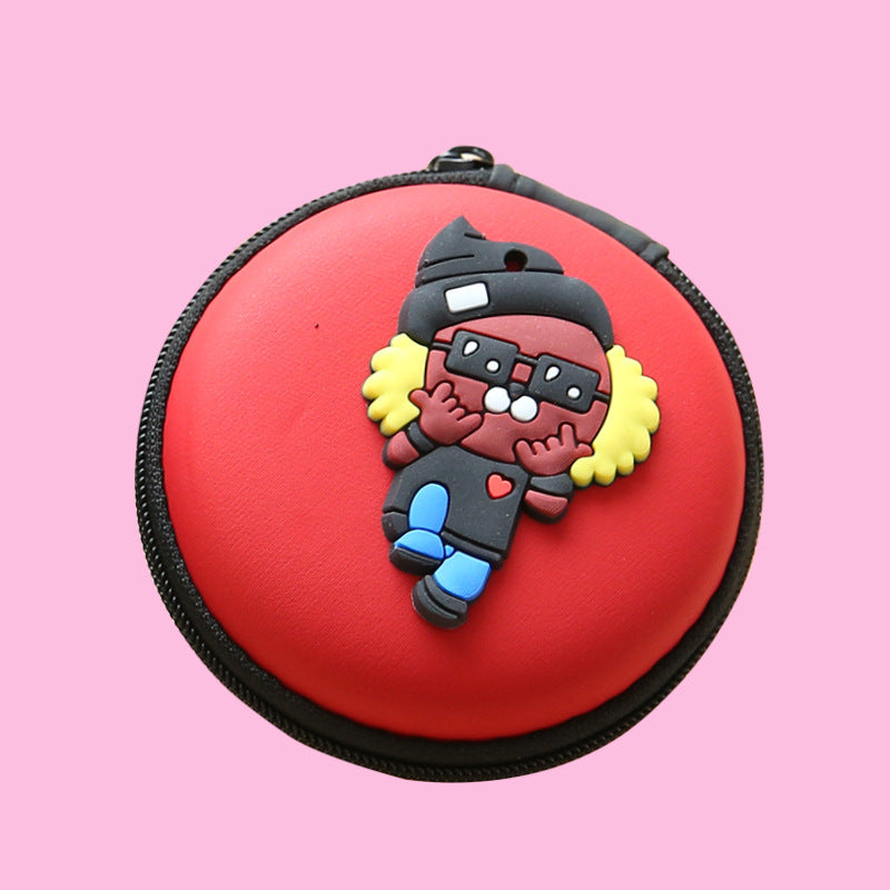 Direct Selling Cute Cartoon Mini Wallet & Earphone Charger Box – Coin Handbag Organizer