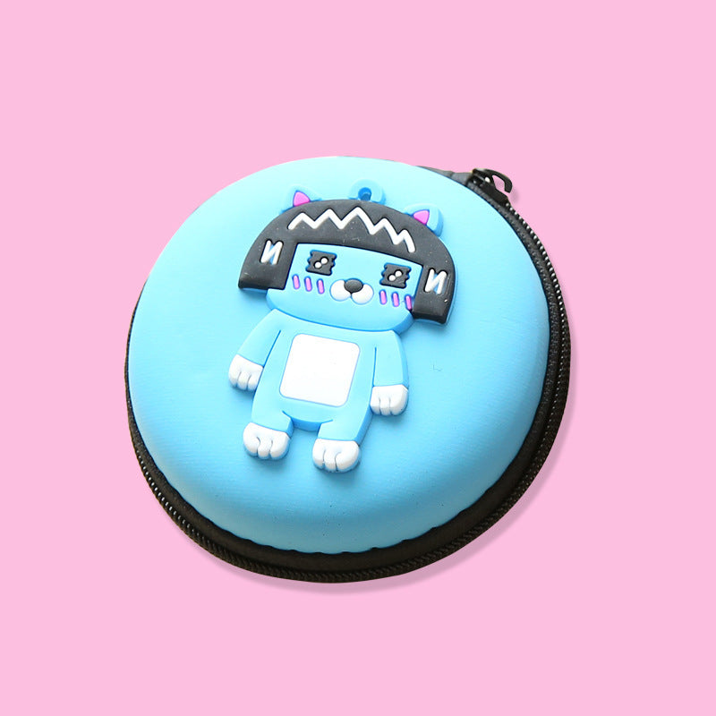 Direct Selling Cute Cartoon Mini Wallet & Earphone Charger Box – Coin Handbag Organizer