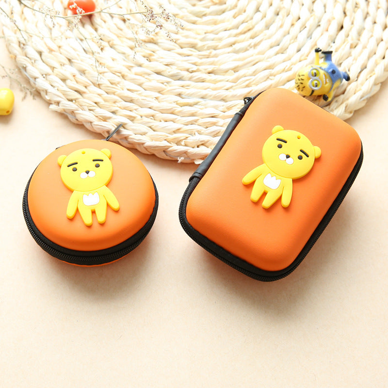 Direct Selling Cute Cartoon Mini Wallet & Earphone Charger Box – Coin Handbag Organizer