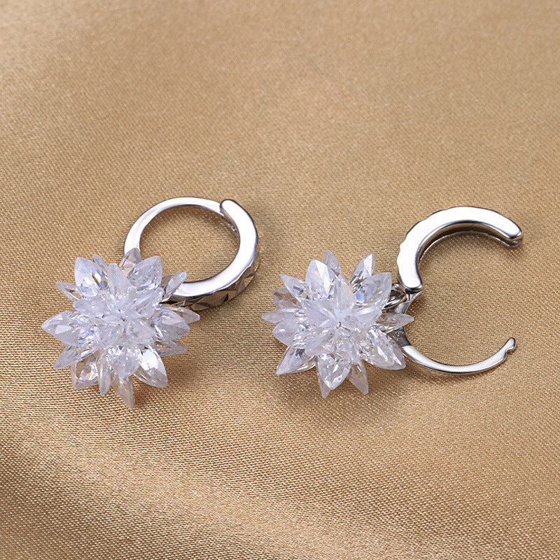 Pure Beauty Ice 925 Silver Earrings - Hypoallergenic non-fading earrings