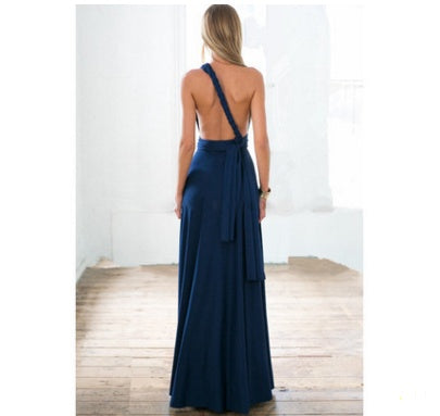 Sexy Long Party Dress - Summer Backless Bandage Maxi Dress Multiway Bridesmaids Boho Women Dress