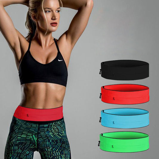 Outdoor Sports Waistband -- Elastic Mobile Phone Bag Sports Belt Bag