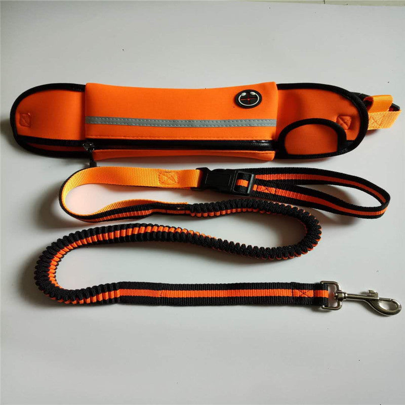 Pet Waist Bag - Sports Traction Rope Reflective Waterproof Running Traction Rope