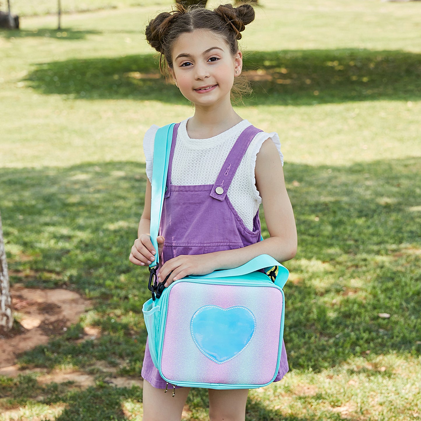 Rainbow Color Insulation Bento Bag - Laser Bento Bag