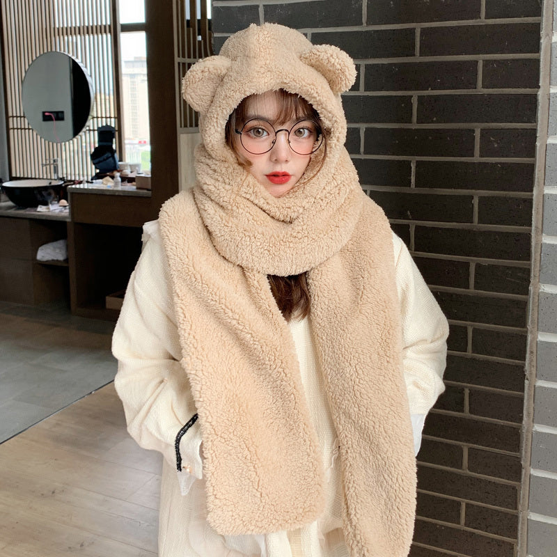 Cute Winter Plush Scarf - Autumn and Winter Headwarmer