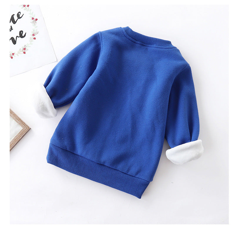 Christmas Snowman Velvet Padded Sweater