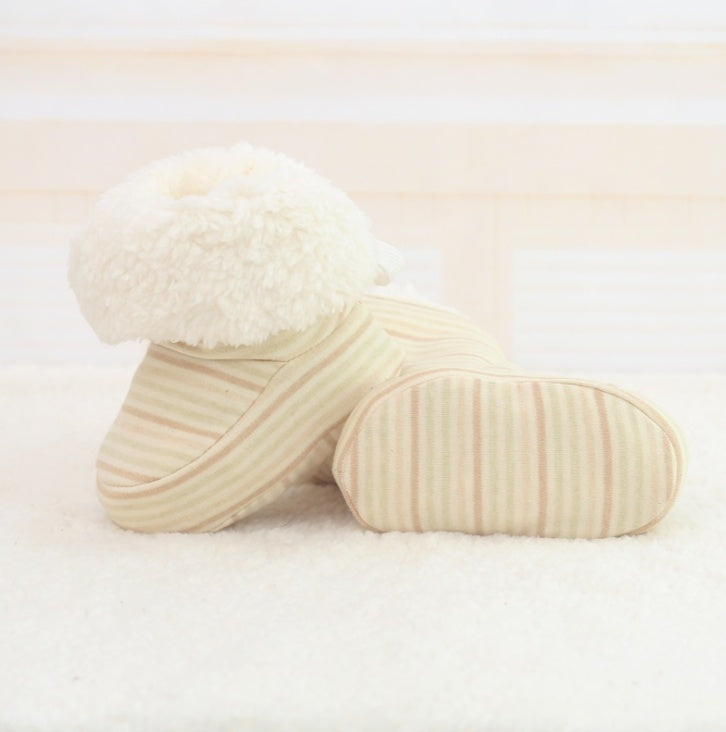 New Style Baby Soft Soled Footwear for Newborns - Winter Toddler Keep Warm Print First Walkers Shoes for babies kids