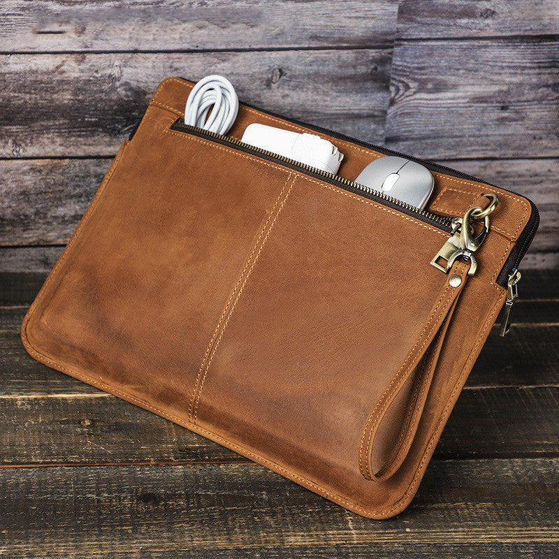 Leather Notebook Computer Bag