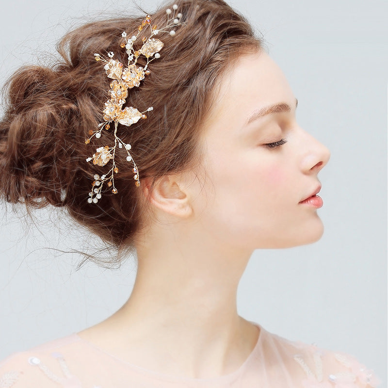 YS803 comb Hair Crystal Diamond Disc Jewelry Accessories
