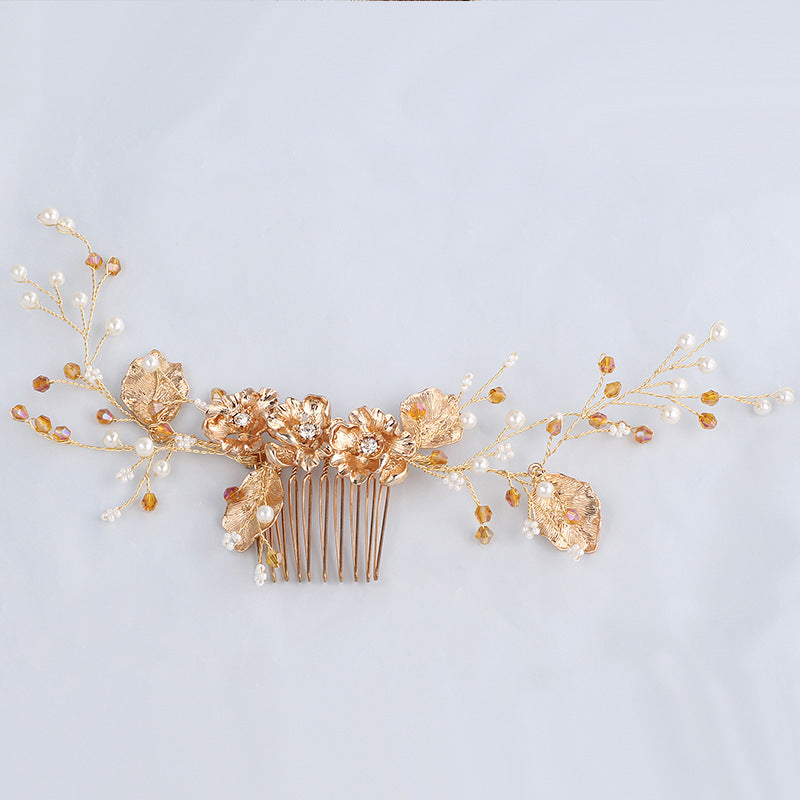 YS803 comb Hair Crystal Diamond Disc Jewelry Accessories