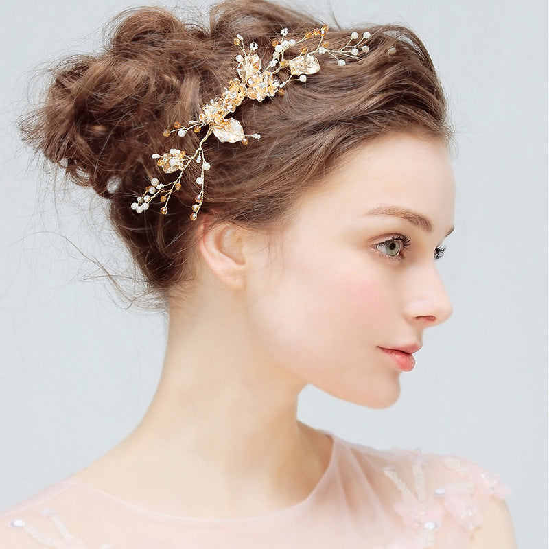YS803 comb Hair Crystal Diamond Disc Jewelry Accessories