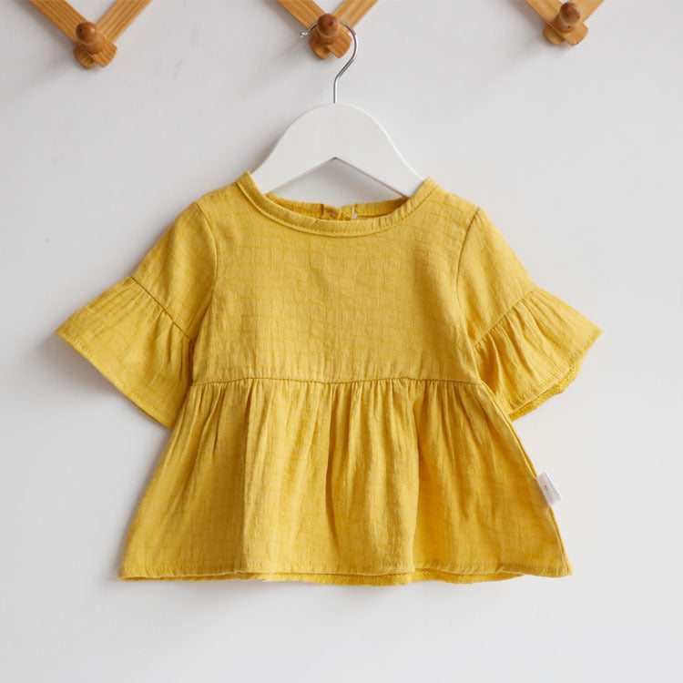 Baby Girl Solid Color Stylish Top