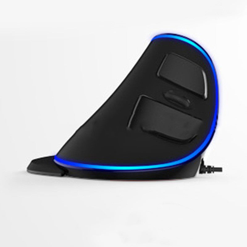 Anti-Mouse Hand Wired Mouse - Vertical Ergonomic Snail RGB