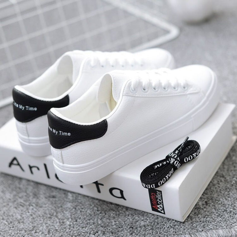 New Casual Flat White Shoes Women
