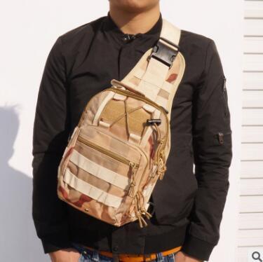 Hot Style Canvas Riding Pack - Camouflage Field Sports Small Chest Bag
