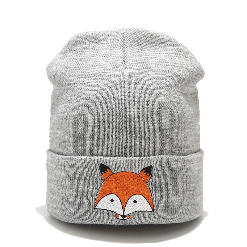 Embroidered Wool Cap