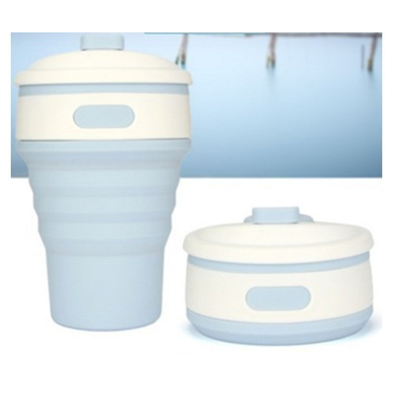 Travel Collapsible Silicone Coffee Cup - Folding Water Cups BPA FREE Food Grade Drinking Ware Mug Tea Coffee Cups